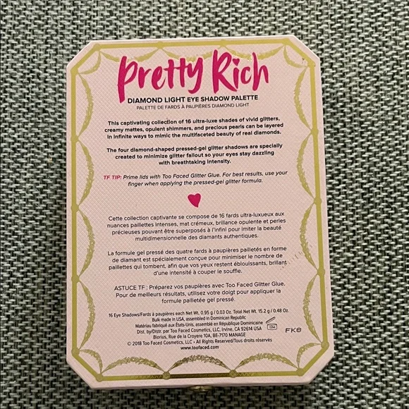Too Faced Pretty Rich Eyeshadow Palette - Picture 2 of 4